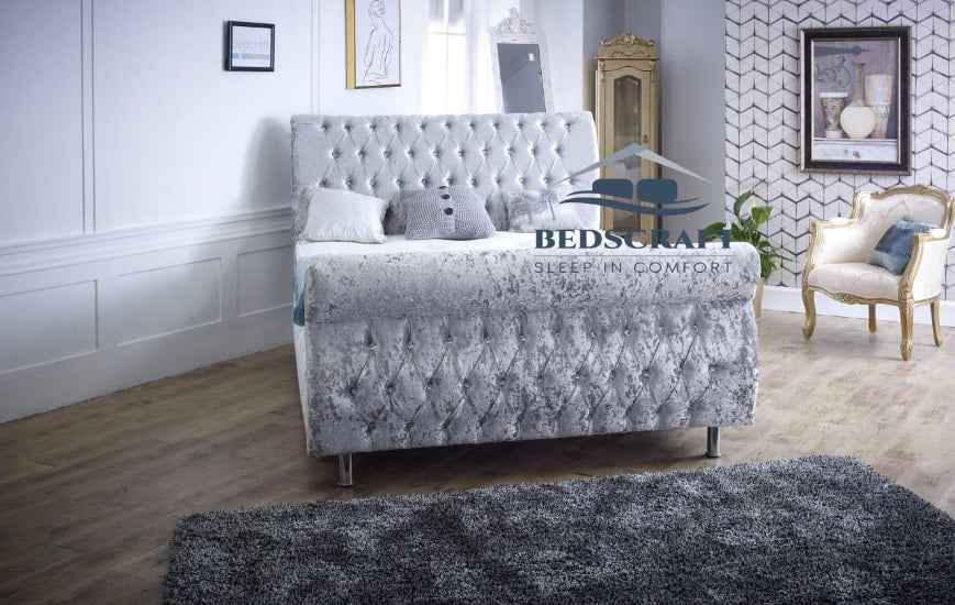 Swan Sleigh Bed